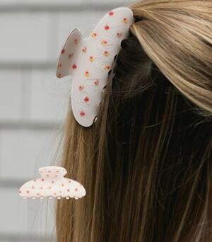 Parke Floral Claw Clip